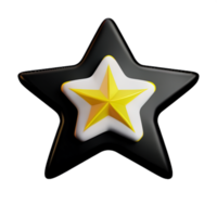 3D Floating Element Star Icon png