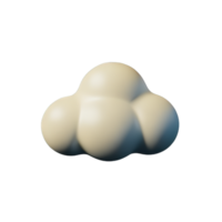 Cloud 3D Element png
