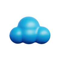 Cloud 3D Element png