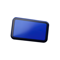 rectangle bouton 3d élément png