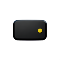 rectangle Button 3d element png