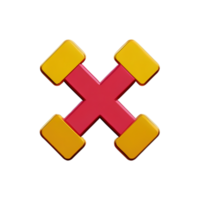 3d icon cross mark png