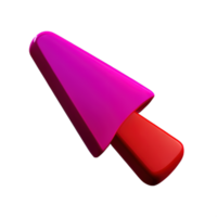 cursore 3d elemento png