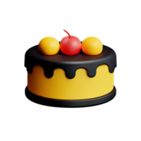 Cake 3D element png