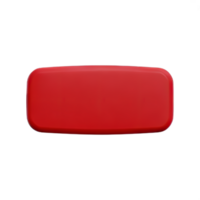 rectangle bouton 3d élément png