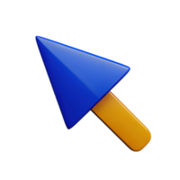 Cursor 3d element png