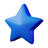 3d schwebend Element Star Symbol png