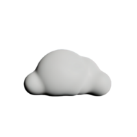 nuage 3d élément png