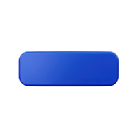 rectangle Button 3d element png