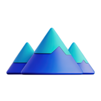 Mountain 3D Illustration png