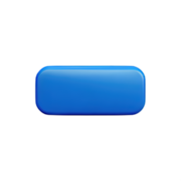 rectangle Button 3d element png