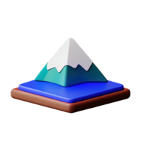 Mountain 3D Illustration png