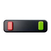 rectangle bouton 3d élément png