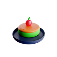 Cake 3D element png