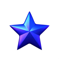 3d schwebend Element Star Symbol png