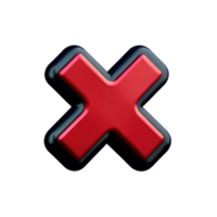 3d Symbol Kreuz Kennzeichen png