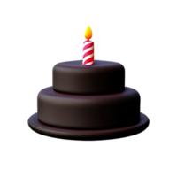 Cake 3D element png