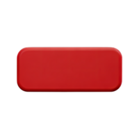 rectangle bouton 3d élément png