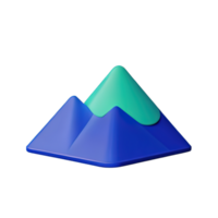 Mountain 3D Illustration png