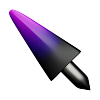 cursore 3d elemento png