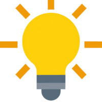 Bulb light icon png