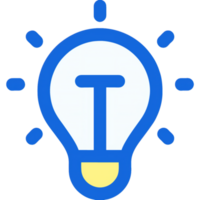 ícone de lâmpada png