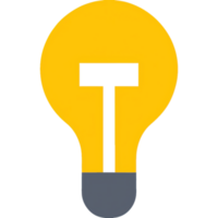 Bulb light icon png