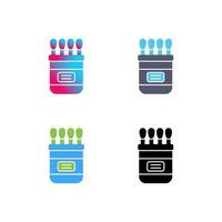 Cotton buds Vector Icon