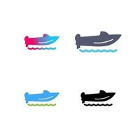 Speed Boat Vector Icon