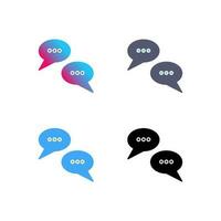 Conversation Bubbles Vector Icon