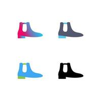 Men's Boots Vector Icon