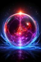 Ball of energy. photo