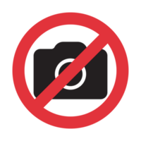 Prohibition No Photo Sign, No Photographing Prohibition Sign Symbol, No Video, No photography Icon, Do Not Take Photo Sign, Camera Icon With Red Circle, Prohibited Logo Pictogram png