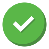 Check Mark Icon Transparent Background, Checkmark Icon, Approved Symbol, Confirmation Sign, Design Elements, Checklist, Positive Thinking Sign, Correct Answer, Verified Badge Flat Icon png