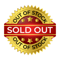 Glossy Sold Out Stamp, Sold Out Sign, Sold Out Rubber Stamp, Emblem, Logo, Rubber Stamp, Patch, Badge, Label, Seal, Symbol, Limited Stock, Out Of Stock Badge, Glossy 3D Badge png