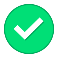 Check Mark Icon Transparent Background, Checkmark Icon, Approved Symbol, Confirmation Sign, Design Elements, Checklist, Positive Thinking Sign, Correct Answer, Verified Badge Flat Icon png