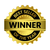 Best Seller Of The Year Winner Badge, Emblem, Label Seal, Rubber Stamp For Business And Shopping Rating Symbol, Top Seller Of The Year Badge png