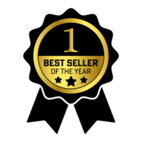 Best Seller Of The Year Winner Badge, Emblem, Label Seal, Rubber Stamp For Business And Shopping Rating Symbol, Top Seller Of The Year Badge png