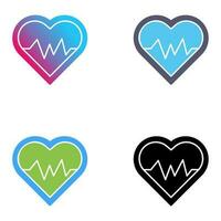 Heart Beat Vector Icon