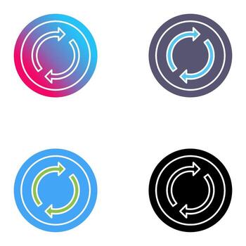 icono de vector de bucle