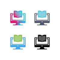 Digital Learning Vector Icon