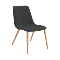 Armchair for home and office on a transparent background. isolated object png. 3D rendering png