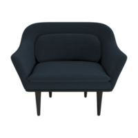 Armchair for home and office on a transparent background. isolated object png. 3D rendering png