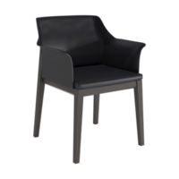 Armchair for home and office on a transparent background. isolated object png. 3D rendering png