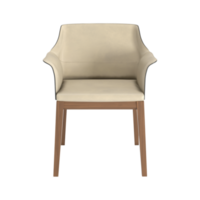 Armchair for home and office on a transparent background. isolated object png. 3D rendering png