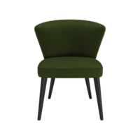 Armchair for home and office on a transparent background. isolated object png. 3D rendering png