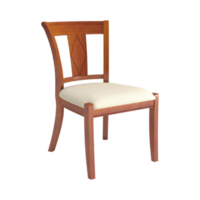 Armchair for home and office on a transparent background. isolated object png. 3D rendering png