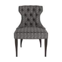 Armchair for home and office on a transparent background. isolated object png. 3D rendering png