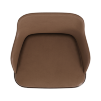 Armchair for home and office on a transparent background. isolated object png. 3D rendering png