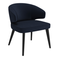 Armchair for home and office on a transparent background. isolated object png. 3D rendering png